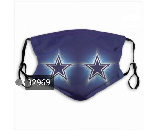 New 2021 NFL Dallas Cowboys 137 Dust mask with filter